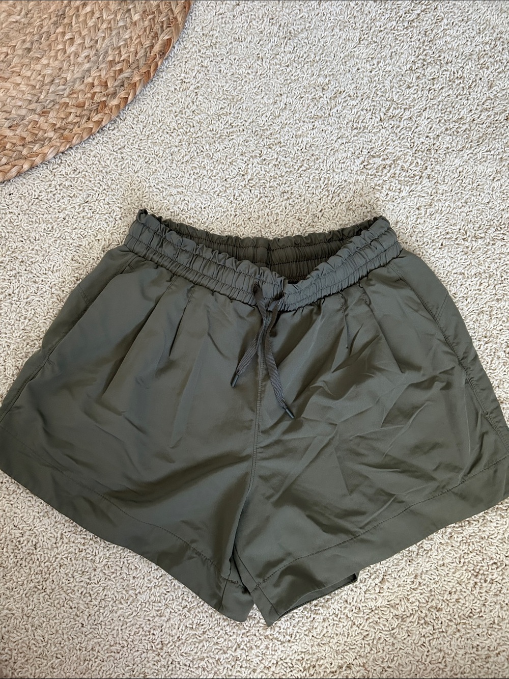 All in motion green athletic shorts